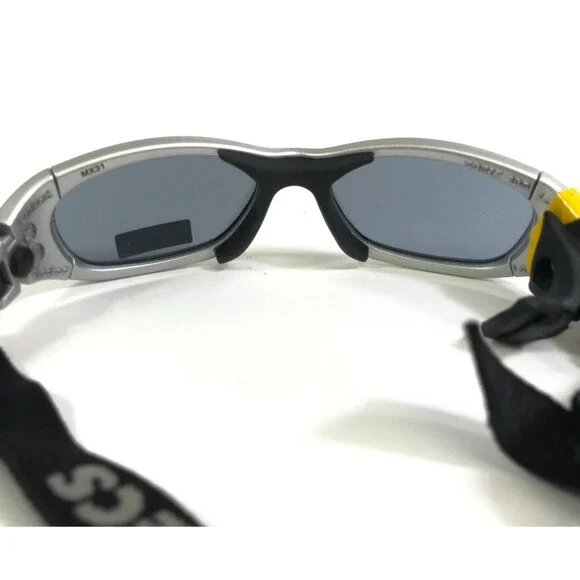 Rec Specs Sport Goggles MX31 Silver Wrap Frames with Gray Lenses 53-17-130